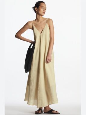 COS Crinkle Maxi Dress